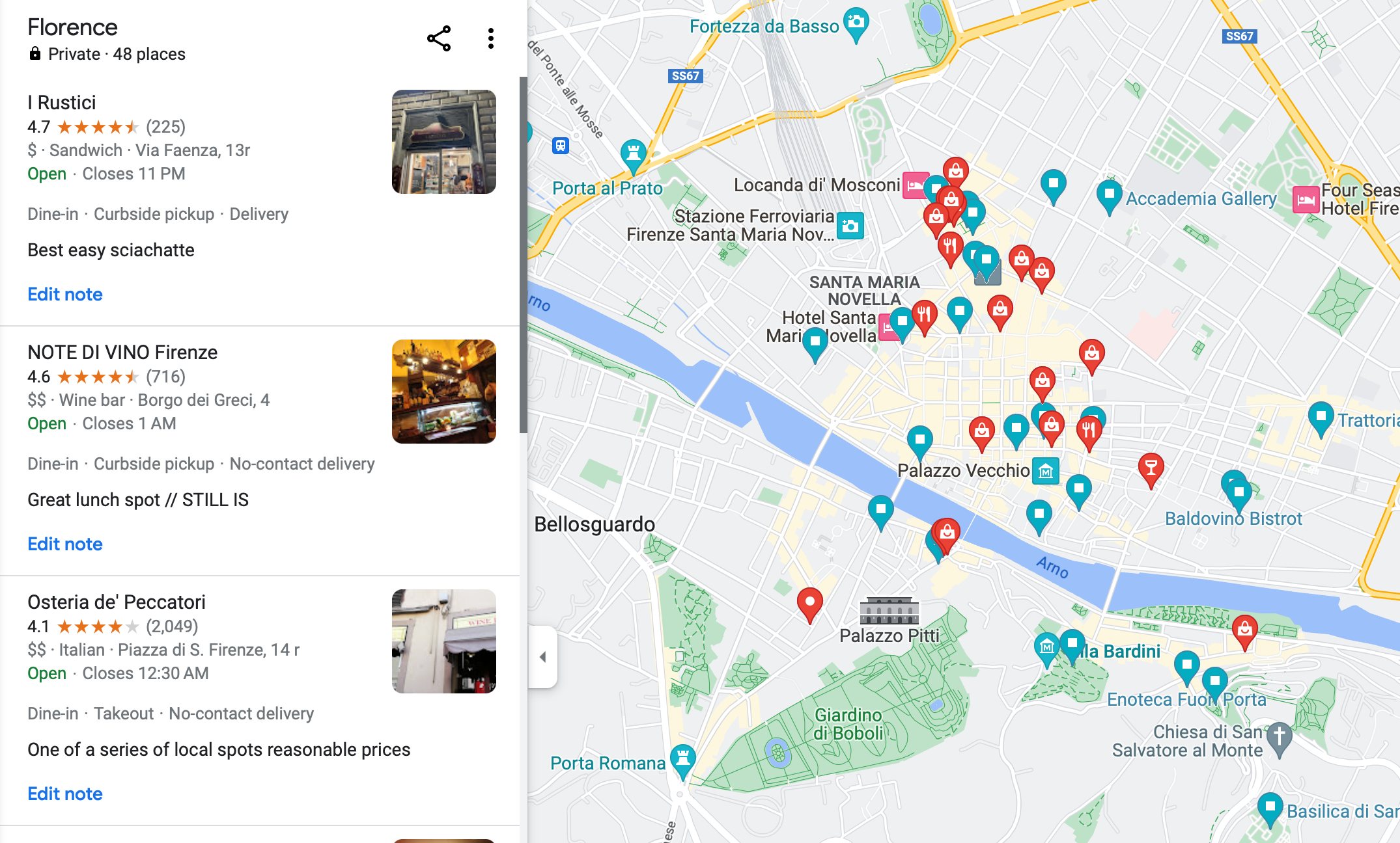 Export Google Maps Saved Places Lists